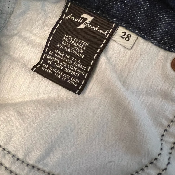 7 For All Mankind Jeans 7 For All Mankind A Pocket Jeans sz28 - Picture 9 of 9
